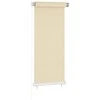 Lauko roletas, kreminės spalvos, 60x140cm, HDPE