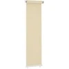 Lauko roletas, kreminės spalvos, 60x230cm, HDPE