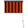 Lauko roletas, oranžinės ir rudos spalvų, 100x250cm