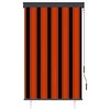 Lauko roletas, oranžinės ir rudos spalvų, 100x250cm