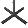 Sodo skėtis nuo saulės su aliuminio stulpu, žalias, 600cm