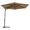 Sodo skėtis nuo saulės su plieniniu stulpu, taupe, 300cm