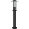 Lauko šviestuvas, 3vnt., juodas, 60cm, nerūdijantis plienas
