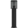 Lauko šviestuvas, juodos spalvos, 60cm, nerūdijantis plienas