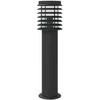 Lauko šviestuvas su jutikliu, 3vnt., juodas, 60cm, plienas