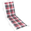 Sofa Lauko terasos kėdė su pakoja ir pagalvėle, akacijos masyvas