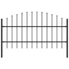 Lauko tvora su iečių viršug., juoda, (0,75-1)x1,7m, plienas