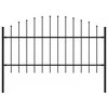 Lauko tvora su iečių viršug., juoda, (1-1,25)x1,7m, plienas