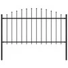 Lauko tvora su iečių viršug., juoda, (1,25-1,5)x1,7m, plienas