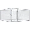Lauko voljeras šunims, 2x2x1m, galvanizuotas plienas