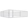 Lauko voljeras šunims, 4x4x1m, galvanizuotas plienas