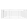 Lauko voljeras šunims, 570x570x185 cm, galvanizuotas plienas
