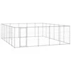 Lauko voljeras šunims, galvanizuotas plienas, 36,3m²