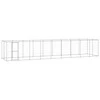 Lauko voljeras šunims, galvanizuotas plienas, 21,78m²