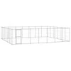 Lauko voljeras šunims, galvanizuotas plienas, 50,82m²