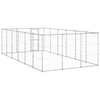 Lauko voljeras šunims, galvanizuotas plienas, 21,78m²