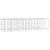 Lauko voljeras šunims, galvanizuotas plienas, 16,94m²