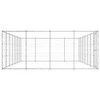 Lauko voljeras šunims, galvanizuotas plienas, 33,88m²