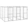 Lauko voljeras šunims, galvanizuotas plienas, 7,26m²