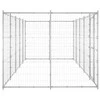Lauko voljeras šunims, galvanizuotas plienas, 12,1m²