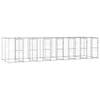 Lauko voljeras šunims, galvanizuotas plienas, 16,94m²