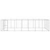Lauko voljeras šunims, galvanizuotas plienas, 33,88m²