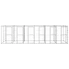 Lauko voljeras šunims, galvanizuotas plienas, 14,52m²