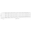 Lauko voljeras šunims, galvanizuotas plienas, 24,2m²