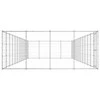 Lauko voljeras šunims, galvanizuotas plienas, 53,24m²