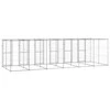 Lauko voljeras šunims, galvanizuotas plienas, 14,52m²