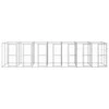 Lauko voljeras šunims, galvanizuotas plienas, 16,94m²