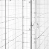 Lauko voljeras šunims su stogu, 110x220x180cm, plienas