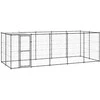 Lauko voljeras šunims su stogu, plienas, 12,1m²