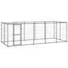 Lauko voljeras šunims su stogu, plienas, 12,1m²