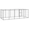 Lauko voljeras šunims su stogu, plienas, 12,1m²