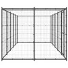 Lauko voljeras šunims su stogu, plienas, 12,1m²