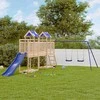 Lauko žaidimų aikštelės komplektas, pušies medienos masyvas