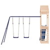 Lauko žaidimų aikštelės komplektas, pušies medienos masyvas