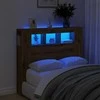LED galvūgalis, artisano ąžuolo, 120x18,5x103,5cm, mediena