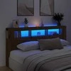 LED galvūgalis, artisano ąžuolo, 200x18,5x103,5cm, mediena
