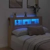 LED galvūgalis, ąžuolo, 140x18,5x103,5cm, apdirbta mediena