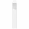 LED galvūgalis, baltas, 220x18,5x103,5cm, apdirbta mediena