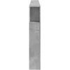LED galvūgalis, betono, 220x18,5x103,5cm, apdirbta mediena