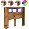 LED galvūgalis, medienos, 120x18,5x103,5cm, apdirbta mediena