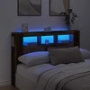 LED galvūgalis, medienos, 160x18,5x103,5cm, apdirbta mediena