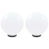 LED lempos, rutulio formos, 2vnt., sferinės, 30cm, PMMA