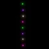 LED lempučių girlianda, 100m, PVC, 1000 pastelinių spalvotų LED