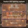 LED lempučių girlianda, šiltos baltos spalvos, 15m