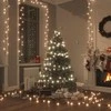 LED lempučių girlianda, šiltos baltos spalvos, 15m, PVC