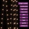 LED lempučių užuolaida, 3x3m, 300 šiltų baltų LED lempučių